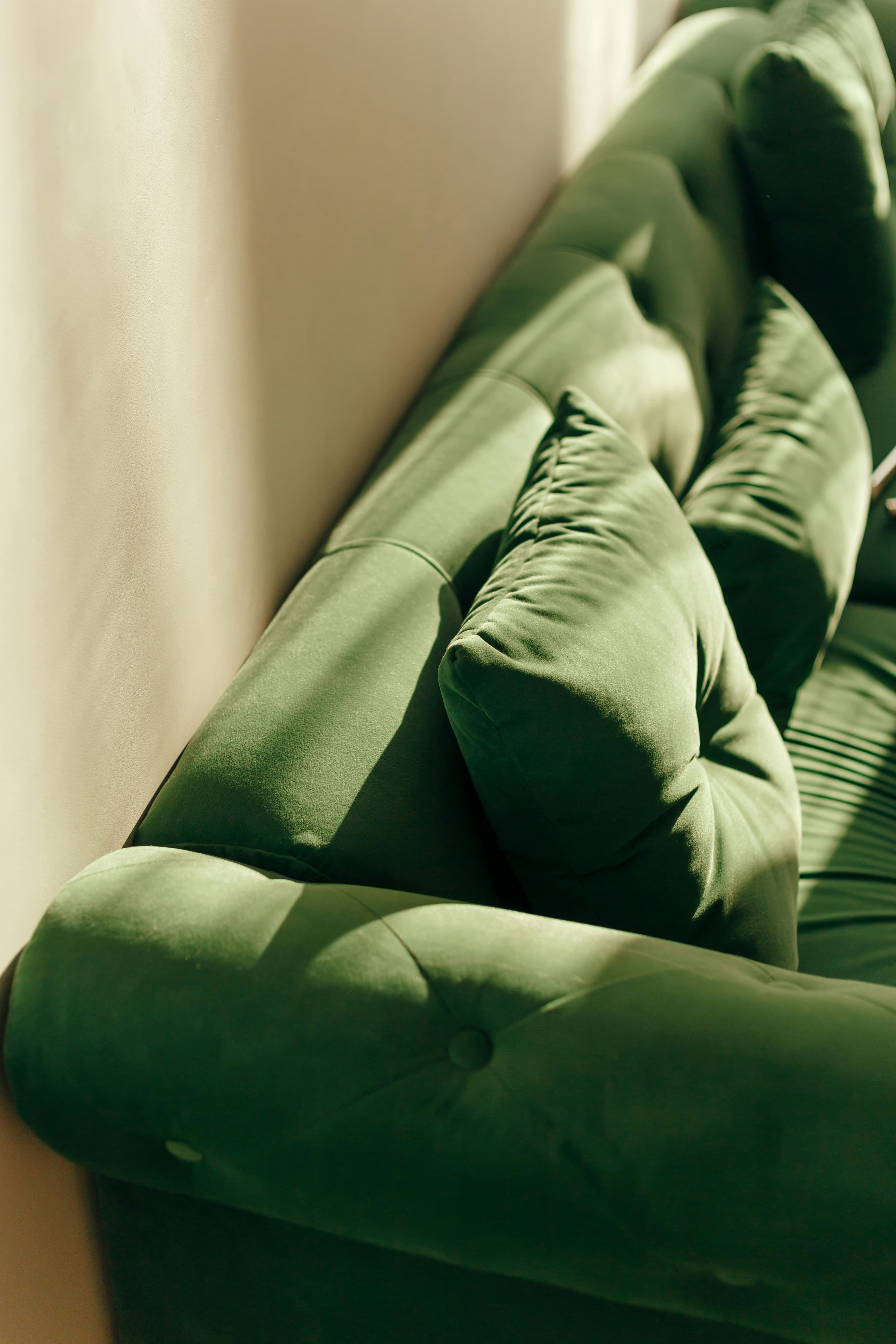Long low sofas